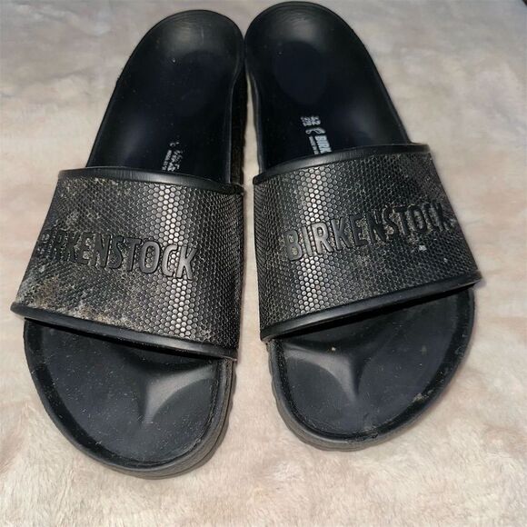 Birkenstock Barbados Men's Black EVA Slide Sandals Size 9 Casual - Picture 1 of 7